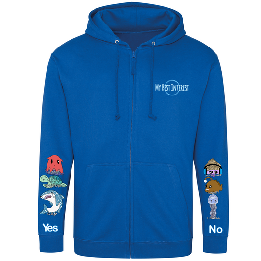 Adults Sea Creature Communication Zip Hoodie PREORDER