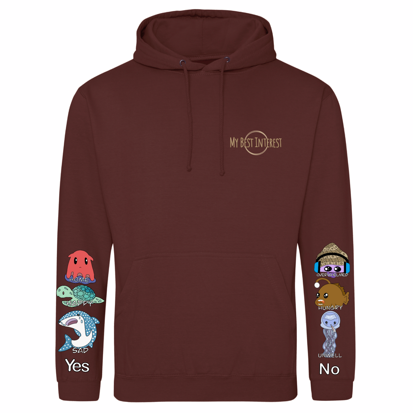 Adults Sea Creature Communication Hoodie