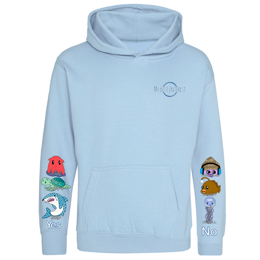 Kids Sea Creature Communication Hoodie PREORDER