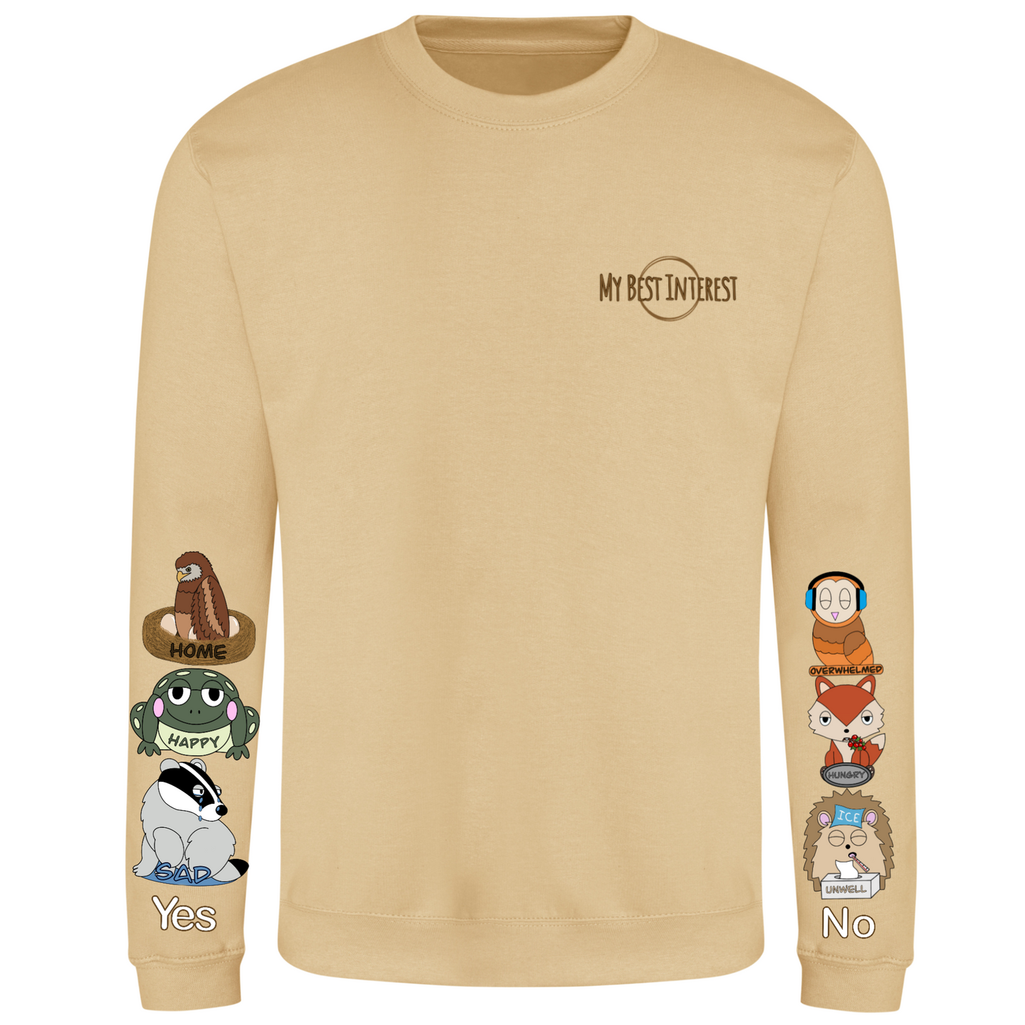 Kids Woodland Animal Communication Sweatshirt